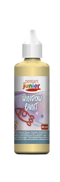Contur pentru sticlă Pentart 80 ml, auriu