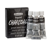 Cărbune lichid Schmincke Trio liquid charcoal