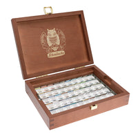Set culori acuarelă în cutie de lemn Schmincke HORADAM Super Granulation – 50 x 1/2 godete