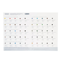 Cartelă de mostre Schmincke HORADAM Aquarell Dot Card Super Granulation - 50 culori