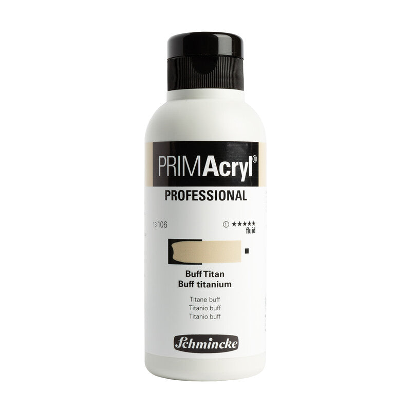 Culori acrilice Schmincke PRIMAcryl Professional 250 ml – 106 Titan buff fluid