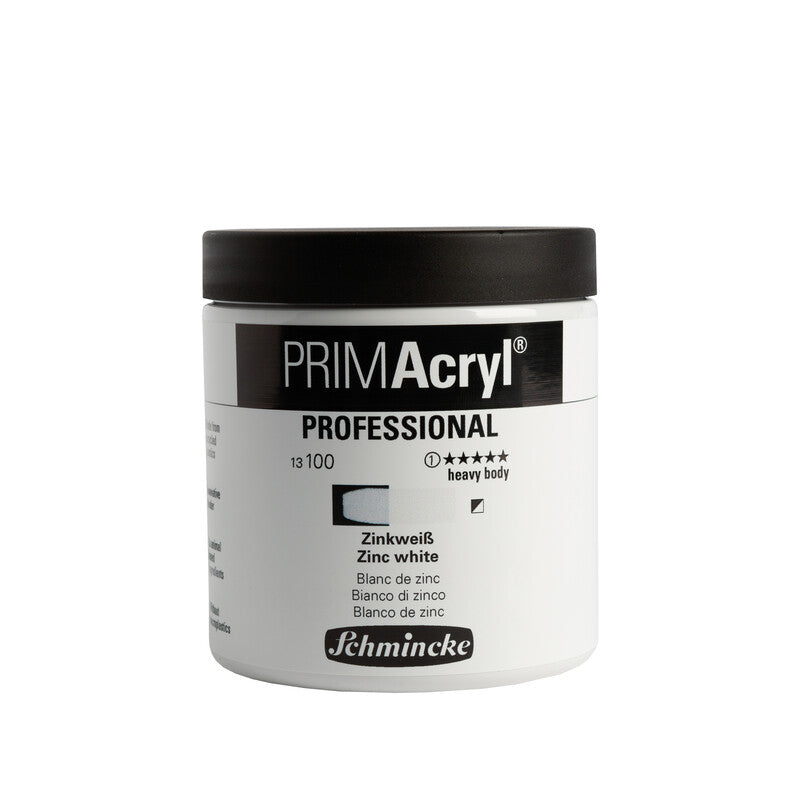 Culori acrilice Schmincke PRIMAcryl Professional 237 ml – 100 Alb de zinc
