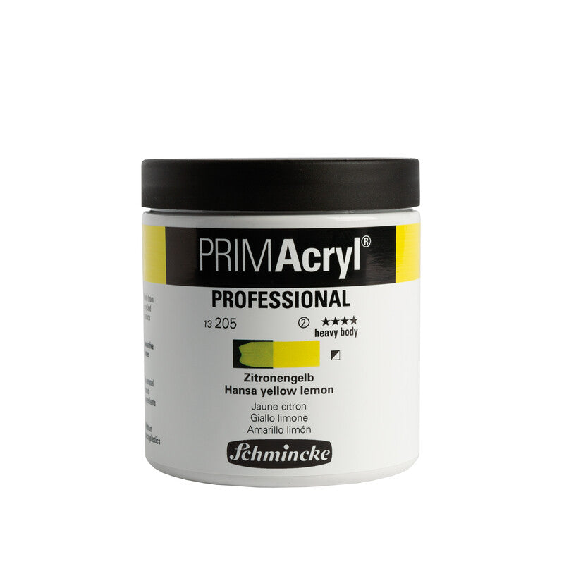 Culori acrilice Schmincke PRIMAcryl Professional 237 ml – 205 Galben Hansa lămâie