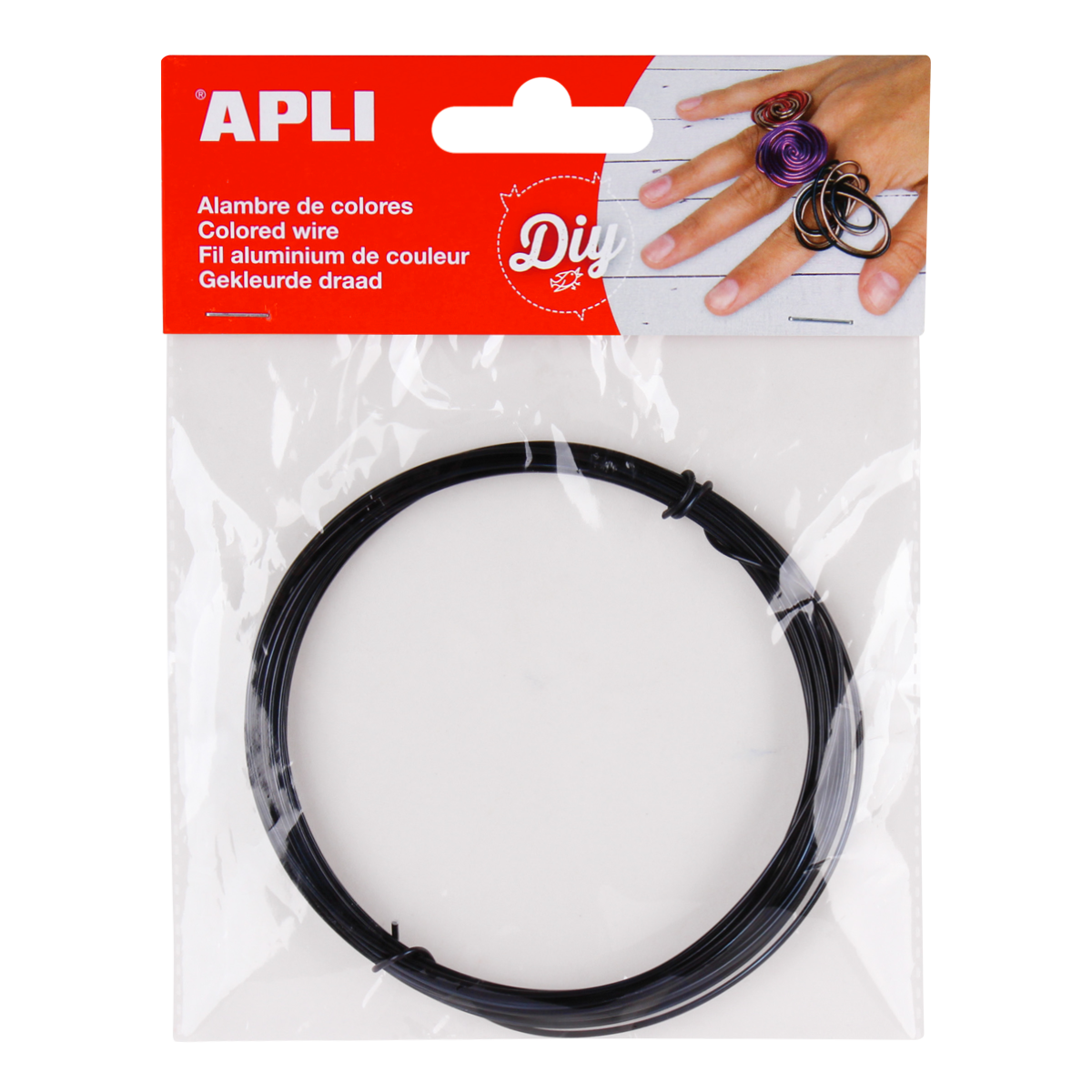 Sârmă de modelaj APLI 1,5 mm × 5 m – negru
