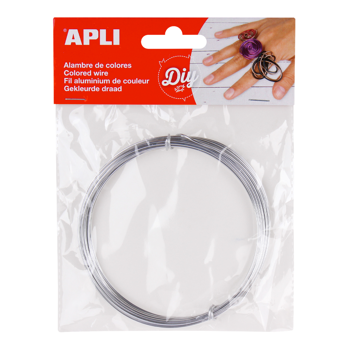 Sârmă de modelaj APLI 1,5 mm × 5 m – argintiu