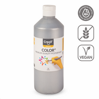 Culoare tempera Creall CREALLCOLOR 500 ml - argintiu