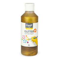 Vopsea cu sclipici Creall Glitter 250 ml - auriu