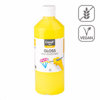 Vopsea polivinilică lucioasă Creall Gloss 500 ml – galben deschis