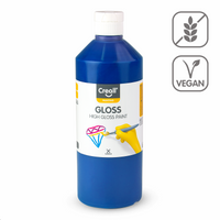 Vopsea polivinilică lucioasă Creall Gloss 500 ml – albastru închis