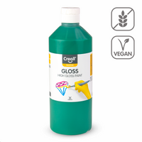 Vopsea polivinilică lucioasă Creall Gloss 500 ml – verde