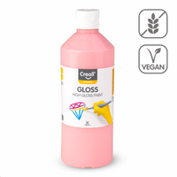 Vopsea polivinilică lucioasă Creall Gloss 500 ml – roz