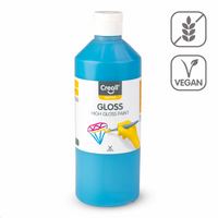 Vopsea polivinilică lucioasă Creall Gloss 500 ml – turcoaz