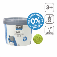 Nisip pentru modelaj Creall Play it! 750 g în găletușă – galben