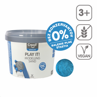 Nisip pentru modelaj Creall Play it! 750 g în găletușă – albastru