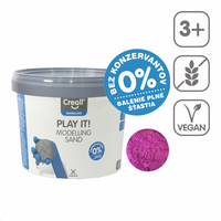 Nisip pentru modelaj Creall Play it! 750 g în găletușă – violet