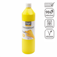 Vopsea pentru degete Creall - 750 ml – galben
