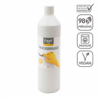 Vopsea pentru degete Creall - 750 ml – alb