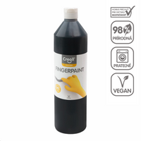 Vopsea pentru degete Creall - 750 ml – negru