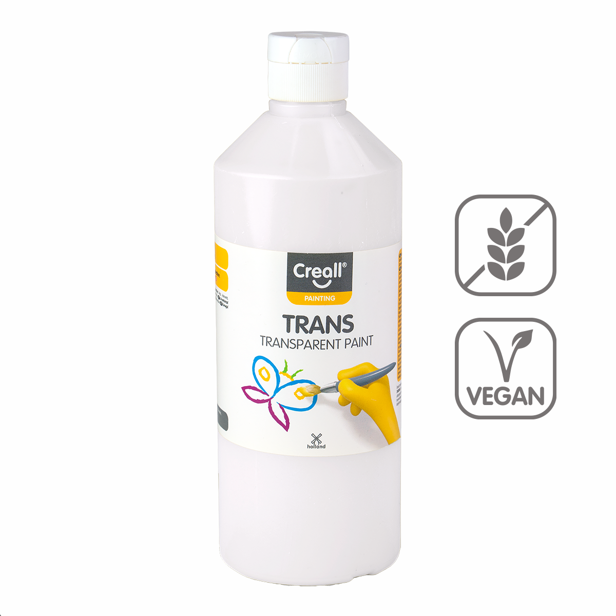 Vopsea transparentă Creall 500 ml – alb