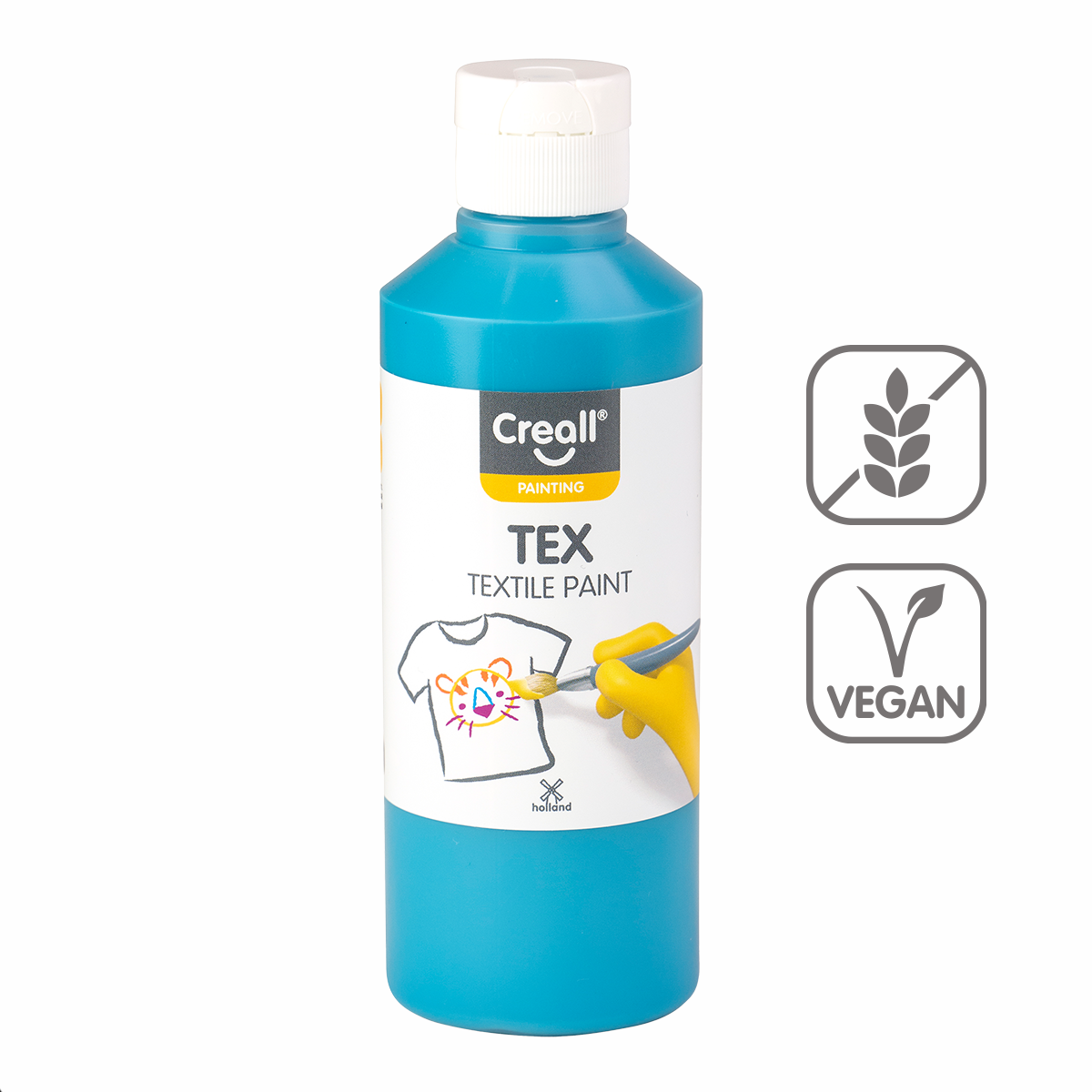 Vopsea pentru textile Creall Tex 250 ml – turcoaz
