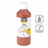 Vopsea pentru textile Creall Tex 250 ml – maro