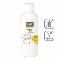 Vopsea pentru textile Creall Tex 250 ml – alb
