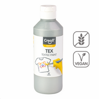 Vopsea pentru textile Creall Tex 250 ml – argintiu