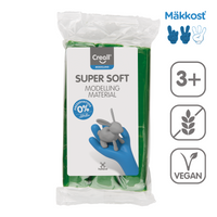 Pastă de modelat Creall Super Soft 500 g – verde