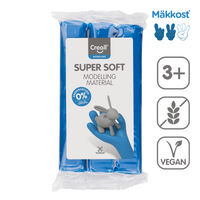 Pastă de modelat Creall Super Soft 500 g – albastru