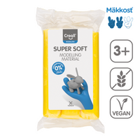 Pastă de modelat Creall Super Soft 500 g – galben