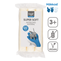 Pastă de modelat Creall Super Soft 500 g – alb