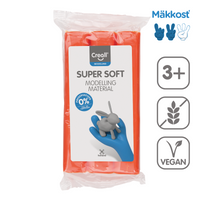 Pastă de modelat Creall Super Soft 500 g – portocaliu