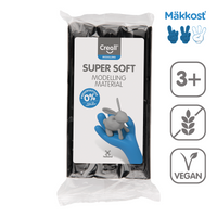 Pastă de modelat Creall Super Soft 500 g – negru