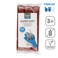 Pastă de modelat Creall Super Soft 500 g – maro