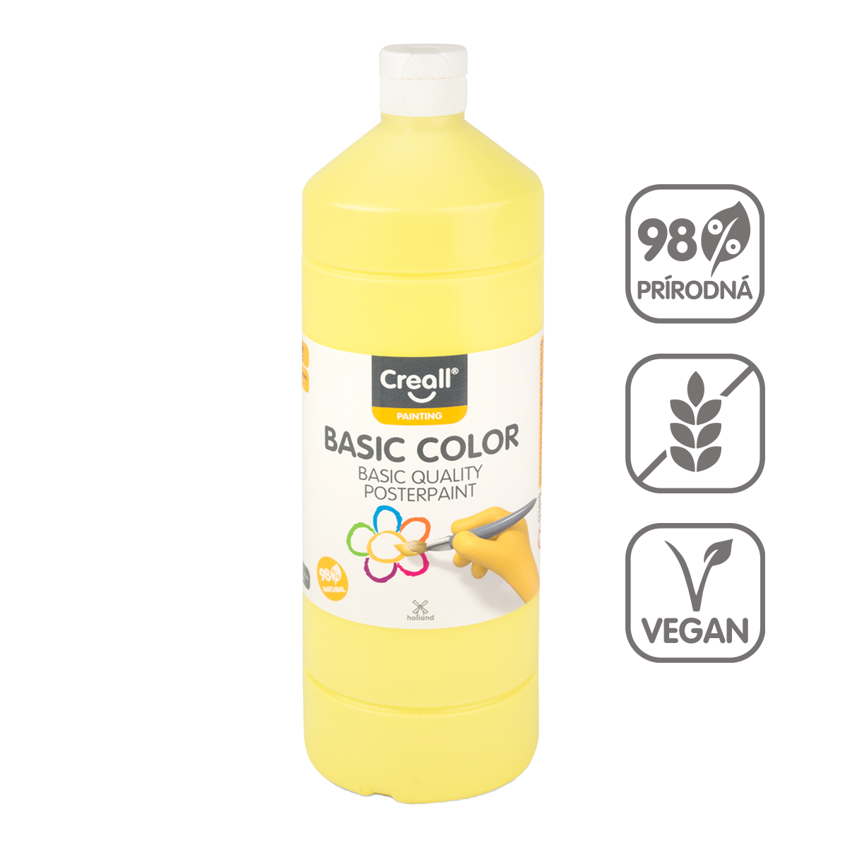 Culoare tempera Creall 500 ml – galben deschis