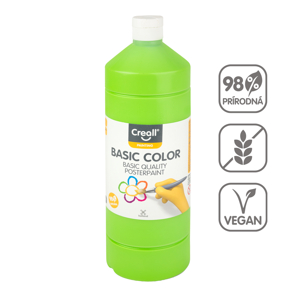 Culoare tempera Creall 500 ml – verde deschis