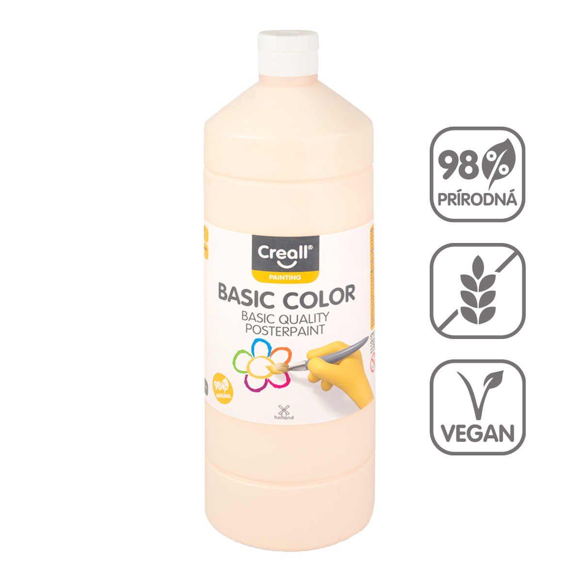 Culoare tempera Creall 500 ml – culoarea pielii