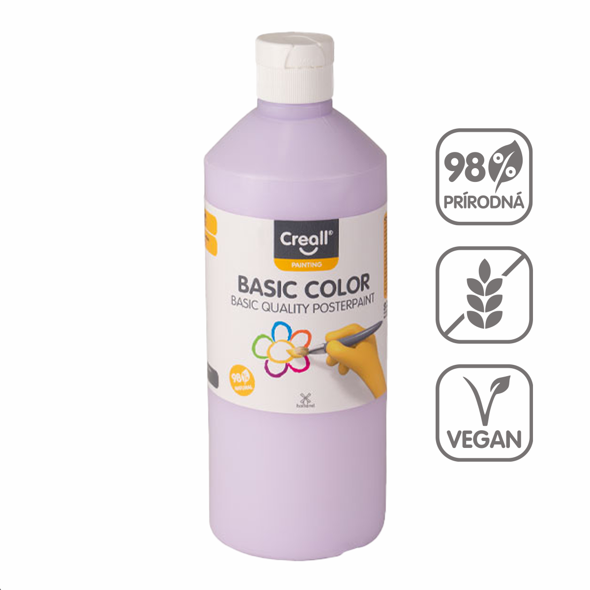 Culoare tempera Creall 500 ml – violet pastel