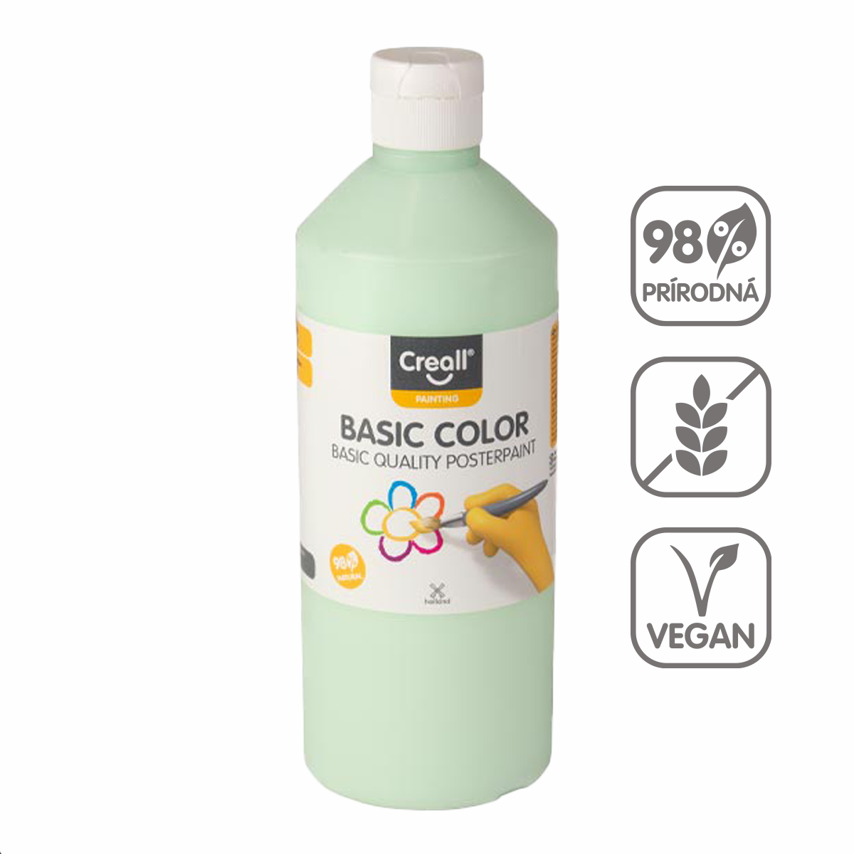 Culoare tempera Creall 500 ml – verde pastel