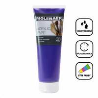 Vopsea acrilică Molenaer 250 ml – violet
