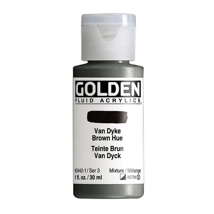 Vopsea acrilică fluidă GOLDEN 30 ml