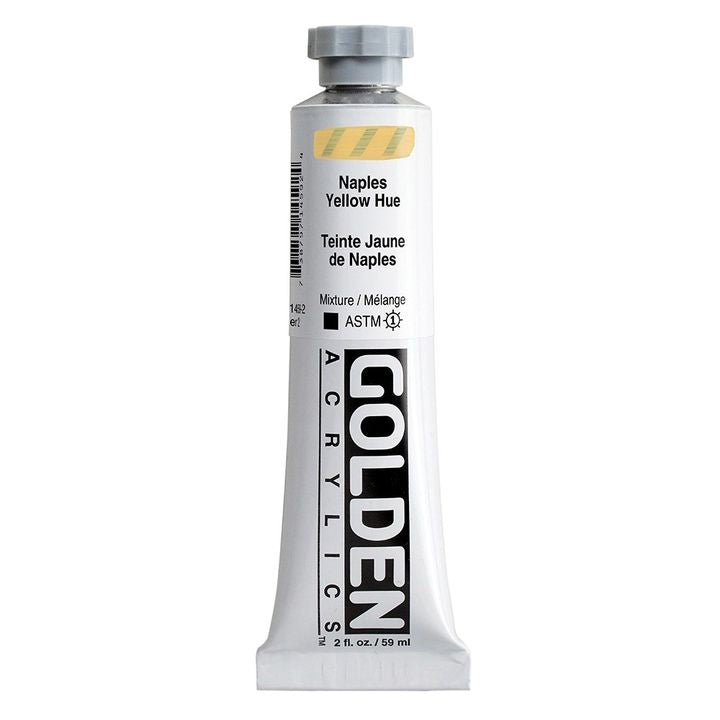 Vopsea acrilică GOLDEN Heavy Body 148 ml – 1459 neapolis nuanță galbenă