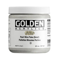 Vopsea acrilică GOLDEN Heavy Body Mica Flake