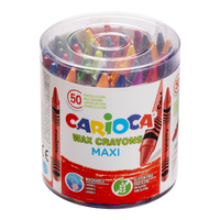Carioca Maxi creioane cerate, 50 buc