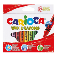 Creioane cerate Carioca Maxi, 24 buc