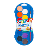 Acuarele Carioca – set de 12 culori cu pensulă