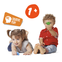 Carioca Baby Do 1+ pastă de modelat, 3 × 75 g, mix de culori