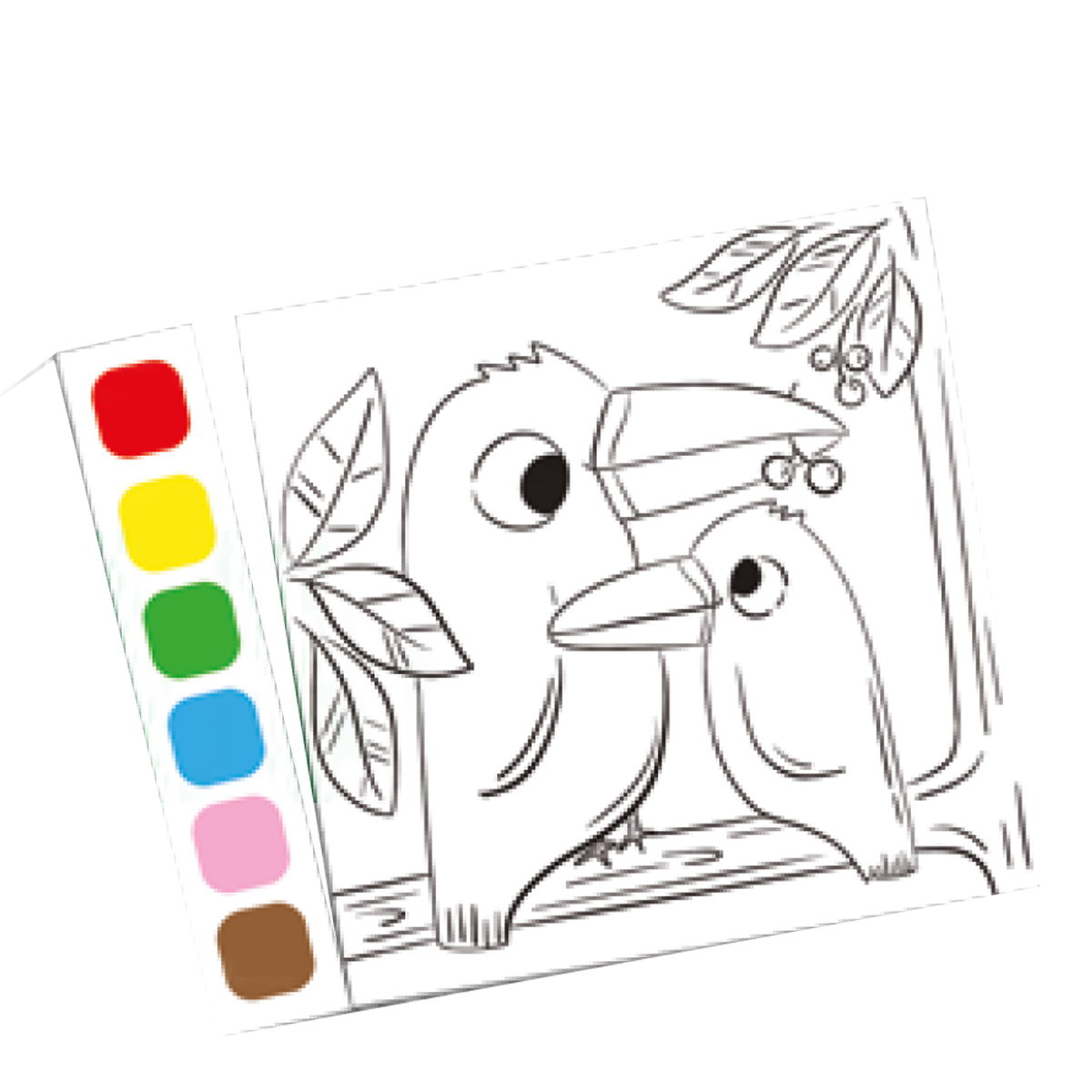Carte de colorat cu acuarele Carioca ARTivity