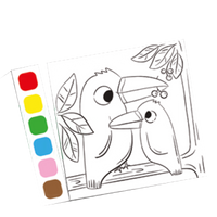 Carte de colorat cu acuarele Carioca ARTivity