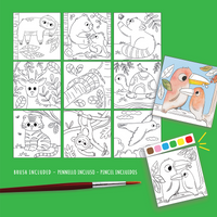 Carte de colorat cu acuarele Carioca ARTivity